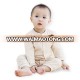 China wholesale baby clothes 100% organic cotton baby bow jumpsuit