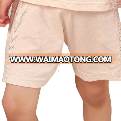 Wholesale boy summer shorts 100% organic cotton boy sport shorts