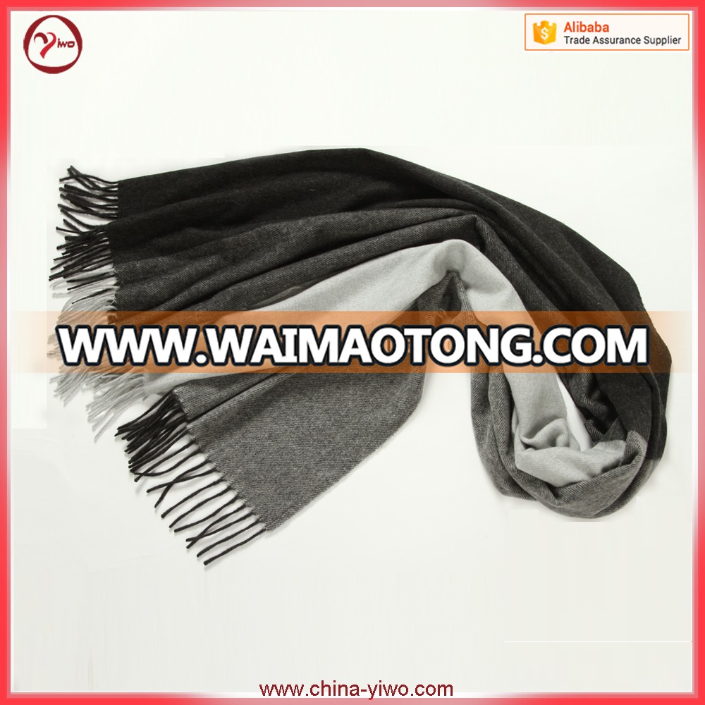 Fashion stripe and tartan pattern 100% pure cashmere men scarf